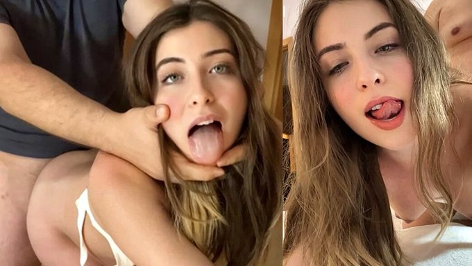 Heißer Cumshot Auf Dem Gesicht Einer Kurvigen Latina