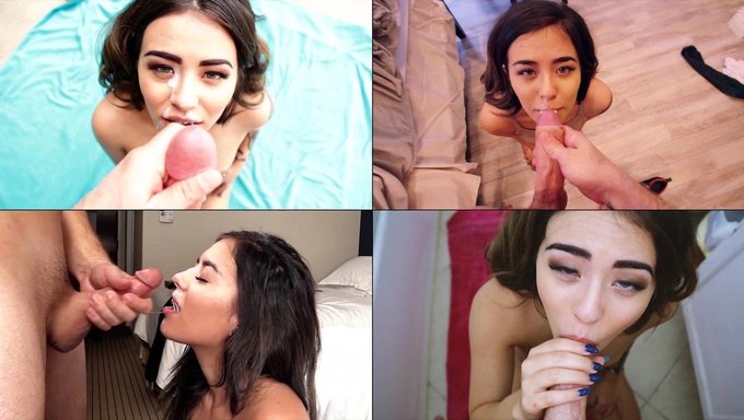 Mein Lieblingsengel: Amina Allure In Einer Splitscreen-Zusammenstellung