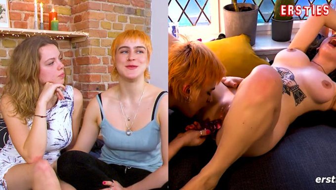 Lilith Und Emis Heißer Erster Auftritt Vor Der Kamera